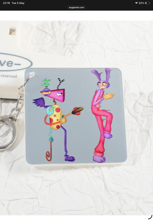 Jax & Zoobie Keychain – The Amazing Digital Circus
